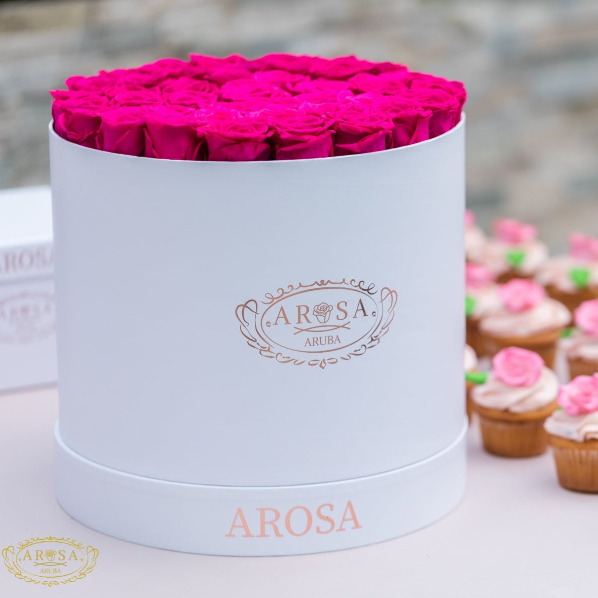 Large Round Box - Solid Design