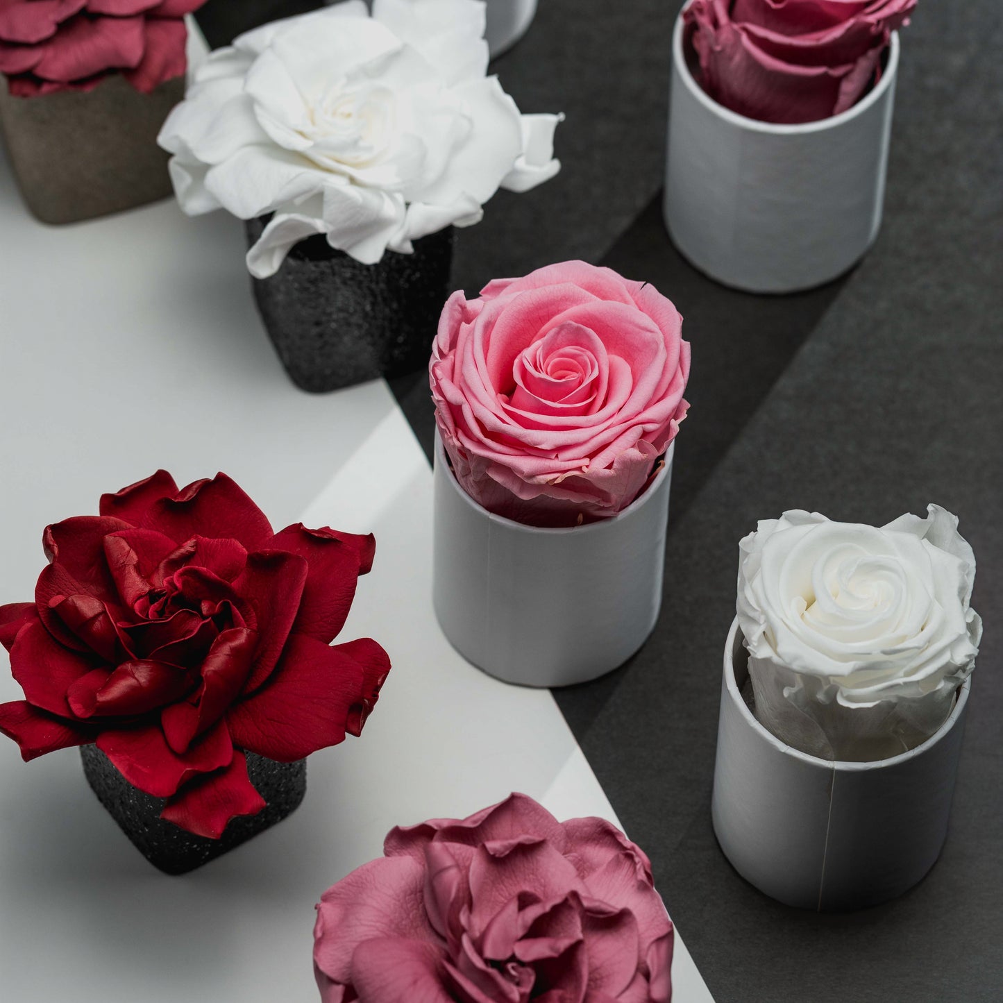 Obsidian Vase Gardenia