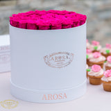 Large Round Solid Color Box