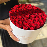 Large Round Solid Color Box